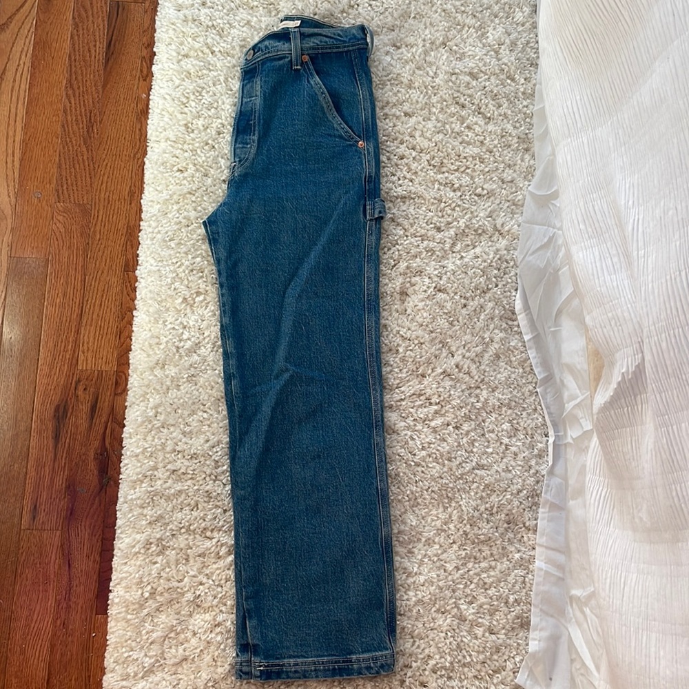 Levis ribcage straight jeans